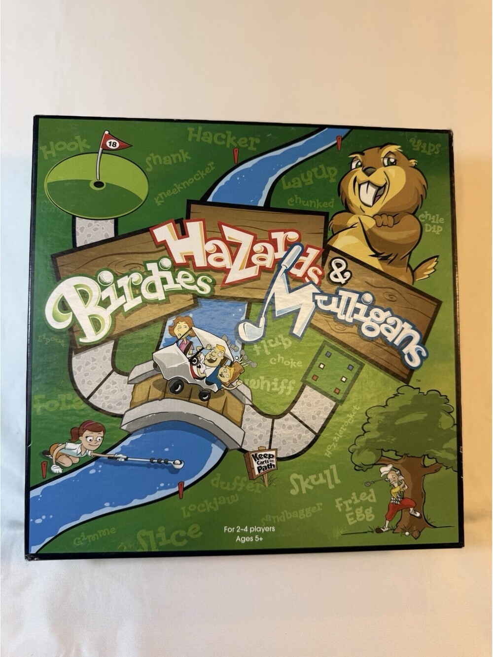 Birdies, Hazards & Mulligans Board Games Golf Themed Party Game Complete Fun